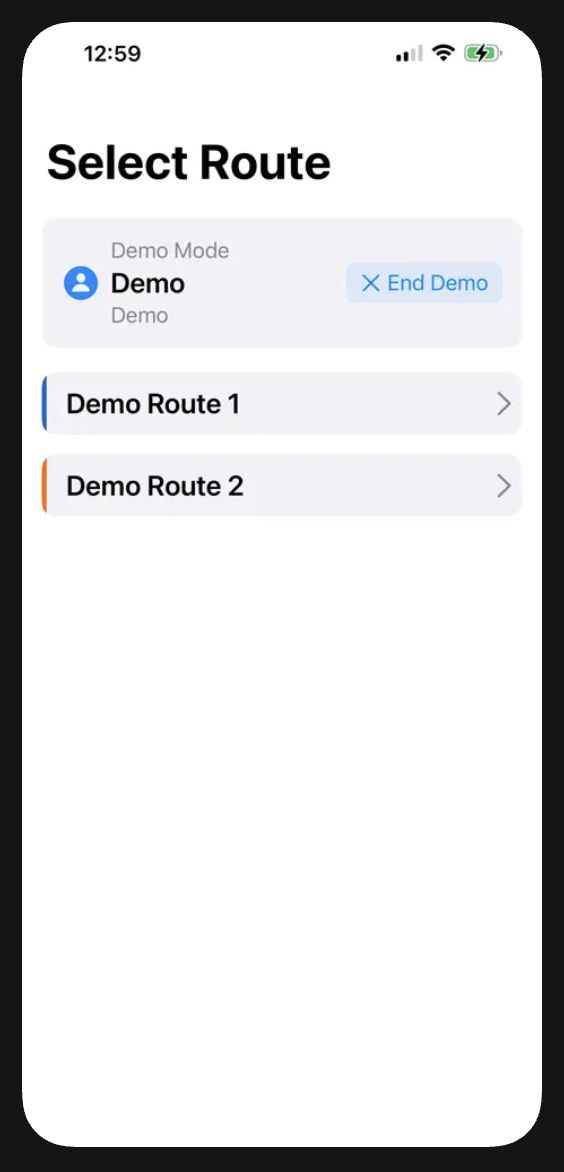 iOS Route Selection