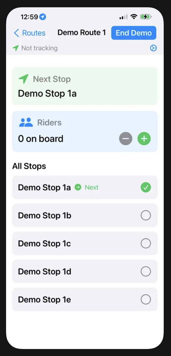 iOS Driver Interface